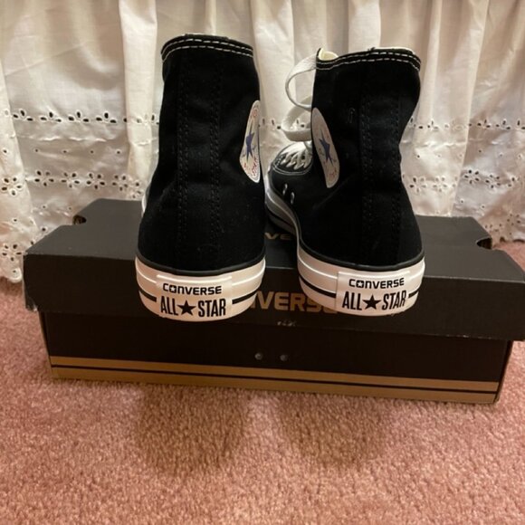 Converse black high top SZ 9 VEUC - Picture 4 of 5